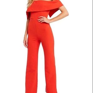 Bardot red jumpsuit
